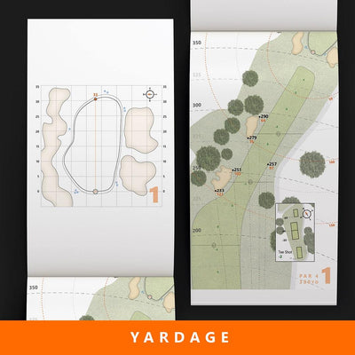 14 Hill's Country Club yardage books for golf